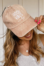 Good Vibes Only Hat - 3 Colors Available