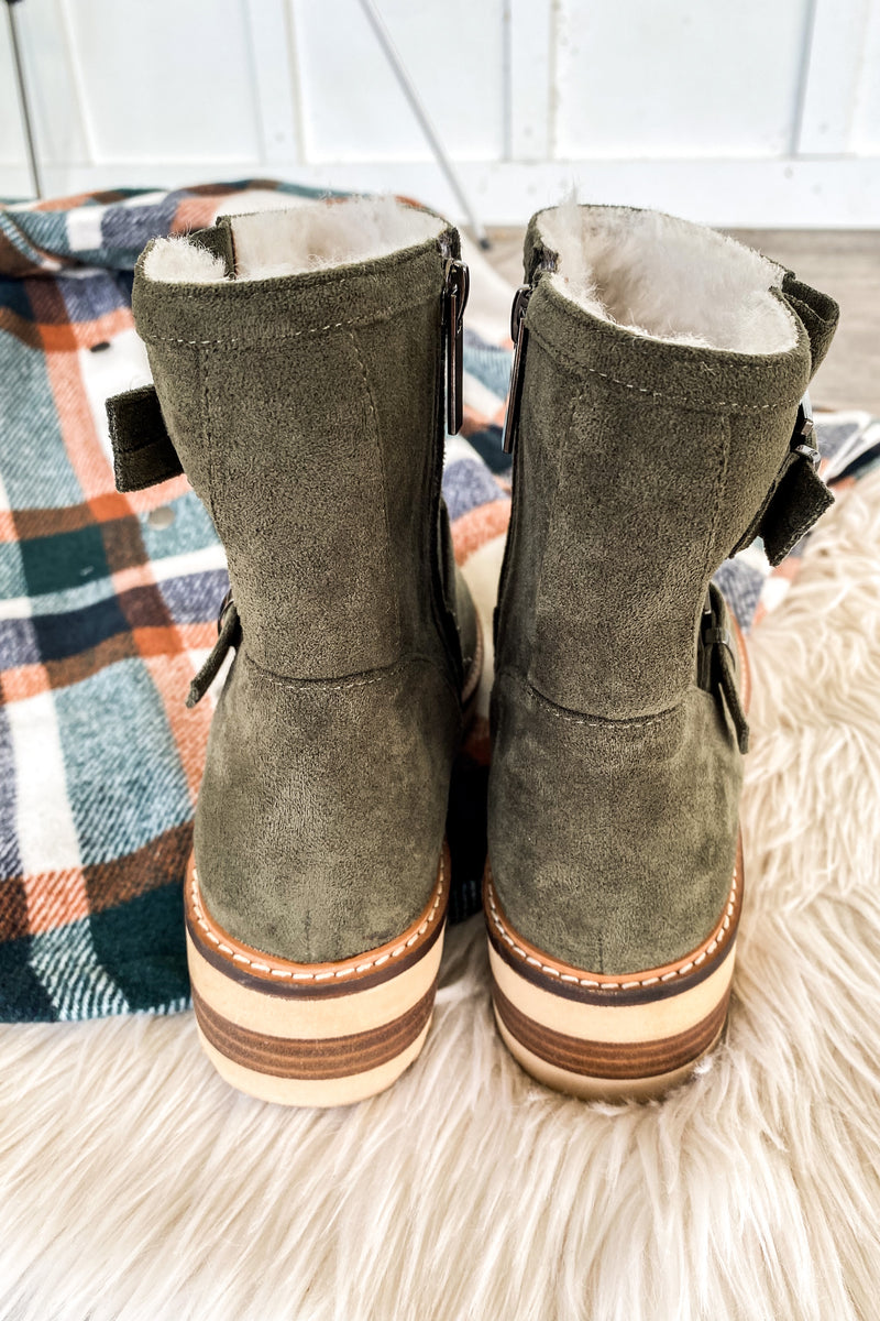 The Receipts Boot in Olive