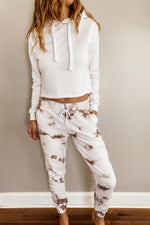 Cropped Shelby Hoodie in White