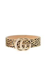 Textured Cheetah Belt