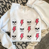 Skulls and Lightning Sweatshirt/Tee