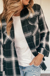 Hallie Black Plaid Flannel - 2X