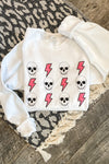 Skulls and Lightning Sweatshirt/Tee