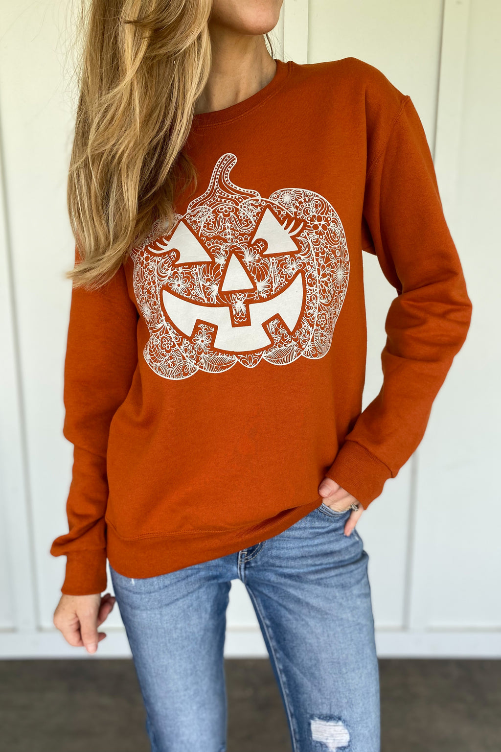 Pumpkin on Pumpkin Sweatshirt
