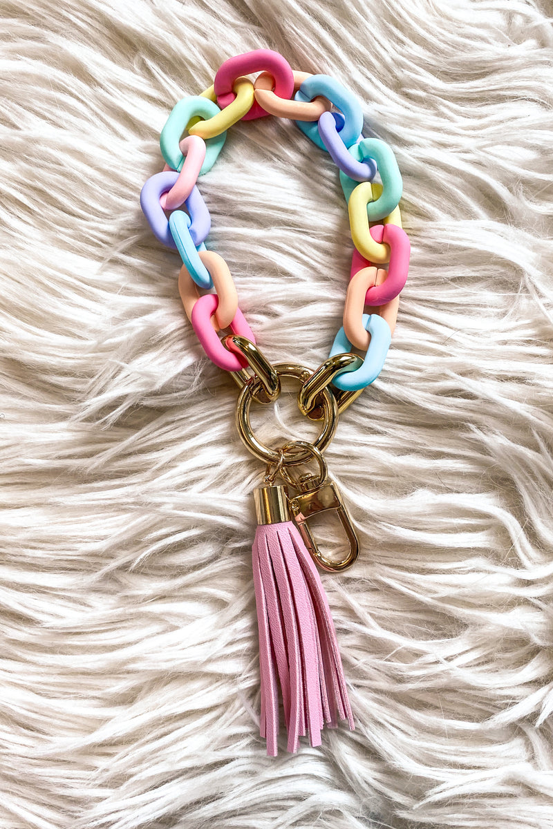 Chain Link Keychains (several colors)