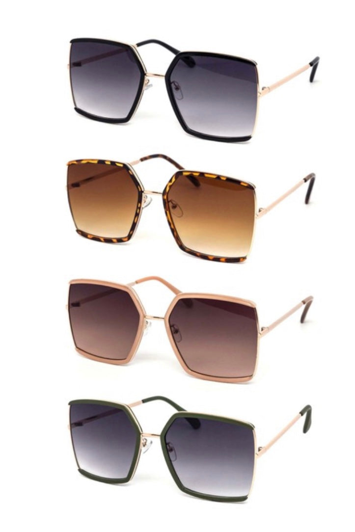 Luxe Hexagonal Sunglasses