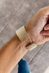 The Textured Gold Cuff Watch