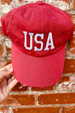 Embroidered USA Hat