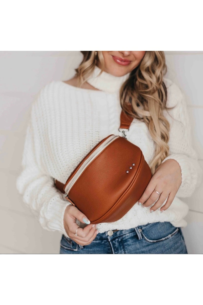 Sutton Crossbody Leather Sling Bag