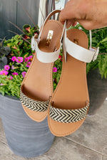 Athena Chevron Sandals